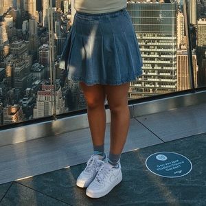 Forever 21 denim tennis skirt